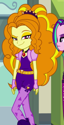 Size: 529x1034 | Tagged: safe, screencap, adagio dazzle, aria blaze, equestria girls, rainbow rocks, cropped, smiling, smirk