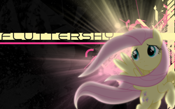 Size: 1920x1200 | Tagged: safe, artist:alexiy777, artist:vexx3, derpibooru import, edit, fluttershy, pegasus, pony, female, mare, solo, spread wings, wallpaper, wallpaper edit, windswept mane, wings