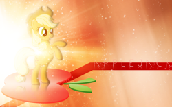 Size: 1920x1200 | Tagged: source needed, safe, artist:vexx3, derpibooru import, edit, applejack, earth pony, pony, solo, vector, wallpaper, wallpaper edit