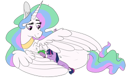 Size: 1392x858 | Tagged: safe, artist:cherrelann, princess celestia, spike, twilight sparkle, unicorn twilight, alicorn, dragon, pony, unicorn, baby, baby spike, behaving like a bird, cute, description is relevant, drawthread, female, filly, filly twilight sparkle, male, momlestia, ponified animal photo, request, signature, simple background, sleeping, snuggling, spikelove, transparent background, trio, weapons-grade cute, younger