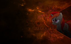 Size: 1920x1200 | Tagged: safe, artist:sazlo, artist:vexx3, artist:wmill, derpibooru import, edit, oc, oc:firewire, solo, vector, wallpaper, wallpaper edit