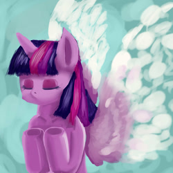 Size: 1500x1500 | Tagged: safe, artist:sfear222, derpibooru import, twilight sparkle, twilight sparkle (alicorn), alicorn, pony, female, mare, solo