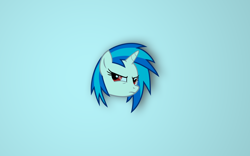 Size: 4000x2500 | Tagged: safe, derpibooru import, edit, dj pon-3, vinyl scratch, pony, unicorn, disembodied head, female, head only, mare, solo, wallpaper, wallpaper edit, wrong eye color