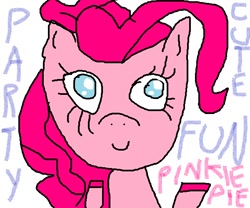 Size: 600x500 | Tagged: artist needed, source needed, safe, pinkie pie, earth pony, pony, 1000 hours in ms paint, ms paint, simple background, solo, white background