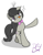 Size: 1000x1298 | Tagged: safe, artist:dappercat-uk, octavia melody, earth pony, pony, drunk, drunktavia, solo