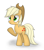 Size: 2800x3200 | Tagged: safe, artist:graytyphoon, applejack, earth pony, pony, applejack's hat, blonde, blonde mane, blonde tail, female, green eyes, mare, orange coat, solo