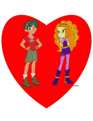 Size: 783x1021 | Tagged: safe, edit, adagio dazzle, timber spruce, equestria girls, female, heart, male, needs more saturation, shipping, straight, timberdazzle