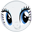 Size: 32x32 | Tagged: safe, rarity, pony, unicorn, emoticon, grin, happy, mlpforums, picture for breezies, smiling, solo, transparent background