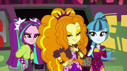 Size: 1920x1080 | Tagged: safe, screencap, adagio dazzle, aria blaze, sonata dusk, better together, equestria girls, sunset's backstage pass!, the dazzlings