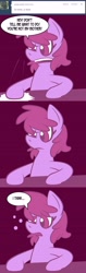 Size: 2400x7596 | Tagged: safe, artist:pembroke, berry punch, berryshine, earth pony, pony, female, mare, solo, tumblr