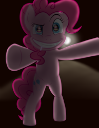 Size: 1275x1650 | Tagged: safe, artist:gliconcraft, pinkie pie, earth pony, pony, mmmystery on the friendship express, cake, food, insanity, marzipan mascarpone meringue madness, solo