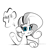 Size: 500x500 | Tagged: safe, artist:turtlefarminguy, rarity, pony, unicorn, boop, looking at you, rarity is not amused, text, tumblr, unamused