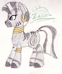 Size: 624x750 | Tagged: safe, artist:goat train, zecora, zebra, female, mare, solo