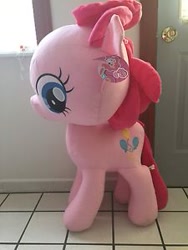 Size: 225x300 | Tagged: safe, pinkie pie, 42 inches, hasbro, irl, official, photo, plushie, solo