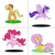 Size: 2400x2400 | Tagged: safe, artist:leslers, applejack, fluttershy, pinkie pie, twilight sparkle, twilight sparkle (alicorn), alicorn, earth pony, pegasus, pony, digital art, female, mare