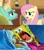 Size: 843x948 | Tagged: safe, fluttershy, zephyr breeze, pegasus, pony, flutter brutter, can you spare a dime?, comparison, spongebob squarepants, squidward tentacles