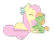 Size: 800x626 | Tagged: safe, artist:thephoebster, fluttershy, oc, oc:bismarck, earth pony, pegasus, pony, boop, colt, eyes closed, female, fluttermom, handkerchief, male, mother and child, mother and son, noseboop, offspring, parent and child, parent:big macintosh, parent:fluttershy, parents:fluttermac, simple background, transparent background, watermark