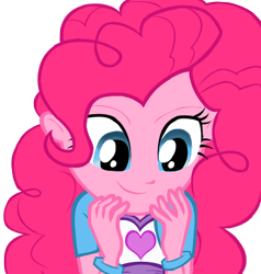 Size: 407x427 | Tagged: safe, artist:wcctnoam, edit, pinkie pie, equestria girls, redraw, solo