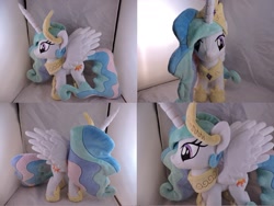 Size: 1597x1199 | Tagged: safe, artist:little-broy-peep, princess celestia, pony, irl, photo, plushie, solo