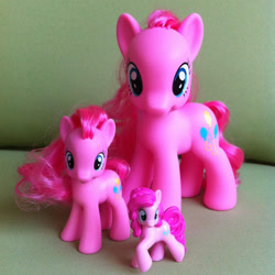 Size: 765x765 | Tagged: safe, pinkie pie, blind bag, brushable, fashion style, irl, photo, self ponidox, solo, toy