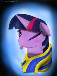 Size: 2448x3264 | Tagged: safe, artist:bluenight01, derpibooru import, twilight sparkle, pony, unicorn, female, mare, multicolored mane, purple coat, solo