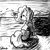 Size: 800x800 | Tagged: safe, artist:silence, pinkie pie, earth pony, pony, aloha shirt, beach, black and white, clothes, hawaiian shirt, monochrome, shirt, simple background, solo, sunglasses, sunset, white background