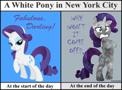 Size: 873x639 | Tagged: safe, artist:framwinkle, rarity, pony, unicorn, comic, covering, darling, fabulous