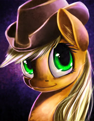 Size: 4347x5613 | Tagged: safe, artist:ninatvpk, applejack, earth pony, pony, absurd resolution, ear fluff, solo