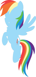 Size: 610x1310 | Tagged: safe, artist:vixsfixs, derpibooru exclusive, derpibooru import, rainbow dash, pegasus, pony, faceless female, female, flying, hooves, mane, mare, minimalist, modern art, multicolored hair, offscreen character, rainbow hair, rainbow tail, simple background, solo, spread wings, tail, transparent background, wings