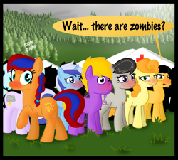 Size: 2594x2331 | Tagged: safe, artist:ajmstudios, carrot top, golden harvest, minuette, octavia melody, oc, earth pony, pony, scootaquest