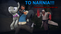 Size: 1920x1080 | Tagged: safe, artist:stormbadger, octavia melody, earth pony, pony, 3d, gmod, narnia, team fortress 2