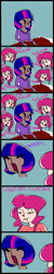 Size: 600x3000 | Tagged: safe, artist:bambinen, derpibooru import, pinkie pie, twilight sparkle, human, comic, humanized, stylistic suck