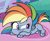 Size: 761x628 | Tagged: safe, derpibooru import, screencap, rainbow dash, pegasus, pony, my little pony: pony life, the best of the worst, spoiler:pony life s01e01, cropped, iwtcird, meme, solo