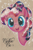 Size: 1024x1551 | Tagged: safe, artist:1049286, pinkie pie, earth pony, pony, bust, galaxy mane, portrait, solo, watermark