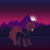 Size: 1920x1920 | Tagged: safe, artist:lost_memory, derpibooru exclusive, derpibooru import, tempest shadow, .svg available, illustrator, kurzgesagt, lineless, modern art, solo, svg, twilight (astronomy), vector, wallpaper