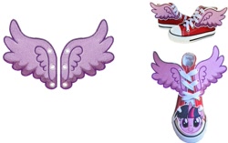 Size: 903x568 | Tagged: safe, derpibooru import, twilight sparkle, twilight sparkle (alicorn), alicorn, pony, clothes, converse, female, mare, merchandise, shoes, wings