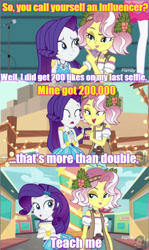 Size: 640x1073 | Tagged: safe, screencap, rarity, vignette valencia, better together, equestria girls, rollercoaster of friendship, discovery family logo, ryan george, selfie, text