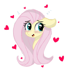 Size: 962x1023 | Tagged: safe, artist:coffeetwirl, fluttershy, pegasus, pony, heart, simple background, solo, transparent background