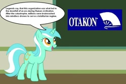 Size: 887x588 | Tagged: safe, lyra heartstrings, pony, chalkboard, human studies101 with lyra, meme, otakon