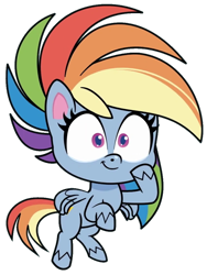 Size: 746x993 | Tagged: safe, derpibooru import, edit, edited screencap, editor:larryboyfan1996, screencap, rainbow dash, pegasus, pony, my little pony: pony life, simple background, solo, transparent background