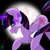 Size: 1600x1600 | Tagged: safe, artist:jaeasai, derpibooru import, twilight sparkle, twilight sparkle (alicorn), alicorn, pony, corrupted, dark magic, female, magic, mare, solo, sombra eyes