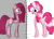 Size: 940x680 | Tagged: safe, artist:yuki264sweettail, pinkie pie, earth pony, pony, duality, female, mare, pink coat, pink mane, pinkamena diane pie