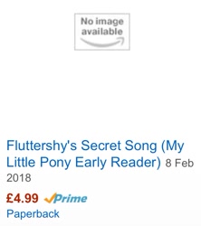 Size: 542x611 | Tagged: safe, fluttershy, filli vanilli, amazon.com, book, fluttershy's secret song, merchandise, official, text, text only, united kingdom