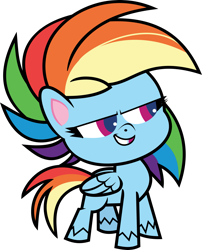 Size: 2041x2529 | Tagged: safe, artist:digimonlover101, derpibooru import, rainbow dash, pegasus, pony, my little pony: pony life, female, grin, mare, simple background, smiling, solo, transparent background, vector