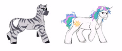 Size: 3871x1633 | Tagged: safe, artist:apilsin, princess celestia, zecora, zircon, pony, unicorn, zebra, eyepatch, male, nick fury, race swap, rule 63, simple background, stallion, thor, unicorn celestia, white background