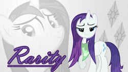 Size: 1920x1080 | Tagged: safe, artist:nicolasnsane, derpibooru import, rarity, pony, unicorn, female, horn, vector, wallpaper