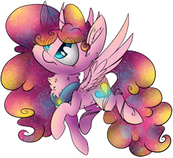 Size: 5533x5047 | Tagged: safe, artist:cutepencilcase, pinkie pie, alicorn, pony, absurd resolution, alicornified, chest fluff, ear fluff, fluffy, pinkiecorn, race swap, simple background, solo, transparent background, xk-class end-of-the-world scenario