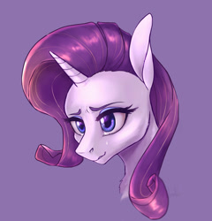 Size: 1134x1180 | Tagged: safe, artist:dumddeer, rarity, pony, unicorn, bust, portrait, simple background, solo, teary eyes