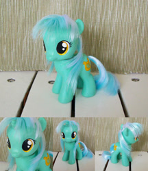 Size: 800x928 | Tagged: safe, artist:psaply, artist:saply, lyra heartstrings, brushable, custom, filly, irl, photo, solo, toy