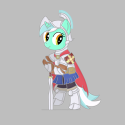 Size: 1000x1000 | Tagged: safe, artist:trixingno, lyra heartstrings, armor, fantasy class, knight, warrior